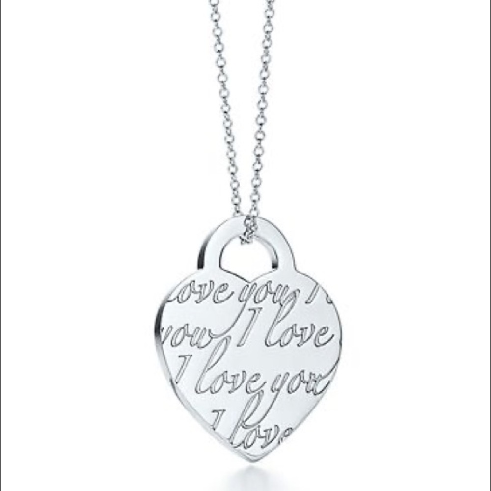 {TIFFANY} I Love You Necklace